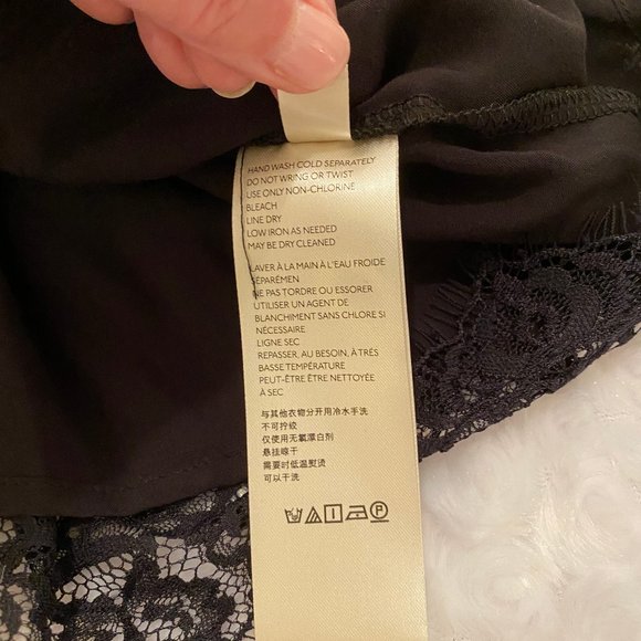 Free People Black Chante Lace Tank Top - XS - Picture 11 of 13